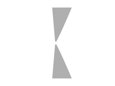 Window Tint Pre-Cut Kit; Rear Doors; 50% Light (10-24 4Runner)