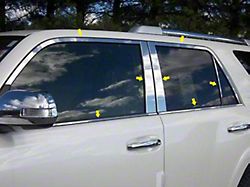 Window Trim Package; Stainless Steel; 14-Piece (10-24 4Runner)