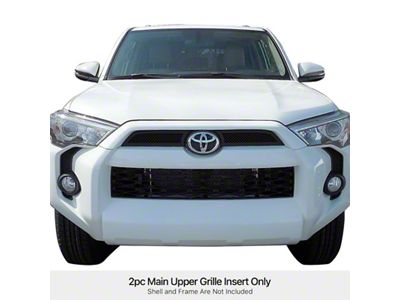 Wire Mesh Upper Grille Overlay; Black (14-19 4Runner, Excluding Limited)