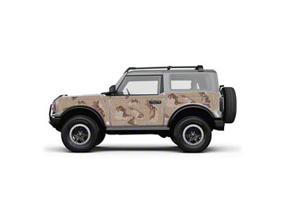 4x4 Attitude Action Shield Body Armor; Desert Camo (21-25 Bronco 2-Door)