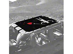 4x4 Attitude Sunshade; Black Beard (21-25 Bronco 4-Door)