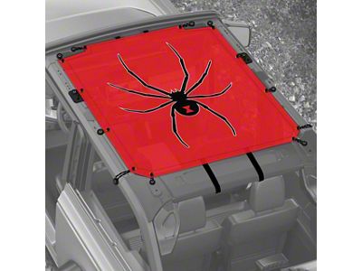4x4 Attitude Sunshade; Black Widow (21-25 Bronco 2-Door)