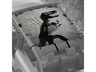 4x4 Attitude Sunshade; Jurassic (21-25 Bronco 2-Door)