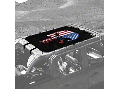 4x4 Attitude Sunshade; Punisher USA (21-25 Bronco 4-Door)