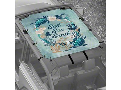 4x4 Attitude Sunshade; Salt Sea Sand (21-25 Bronco 2-Door)