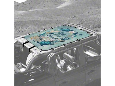 4x4 Attitude Sunshade; Salt Sea Sand (21-25 Bronco 4-Door)