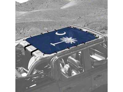 4x4 Attitude Sunshade; South Carolina Flag (21-25 Bronco 4-Door)