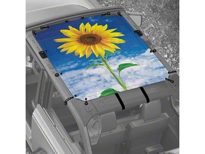 4x4 Attitude Sunshade; Sunflower (21-25 Bronco 2-Door)
