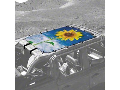 4x4 Attitude Sunshade; Sunflower (21-25 Bronco 4-Door)