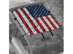 4x4 Attitude Sunshade; USA Live Flag (21-26 Bronco 2-Door)