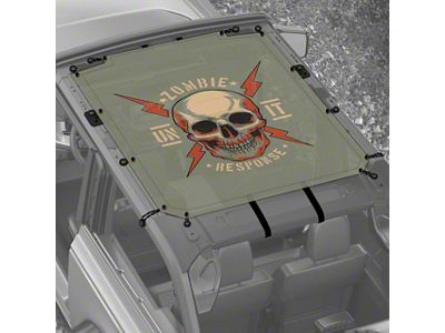 4x4 Attitude Sunshade; Zombie Patrol Unit (21-25 Bronco 2-Door)