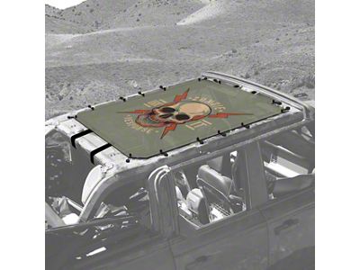 4x4 Attitude Sunshade; Zombie Patrol Unit (21-25 Bronco 4-Door)