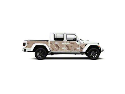 4x4 Attitude Action Shield Body Armor; Desert Camo (20-25 Jeep Gladiator JT)