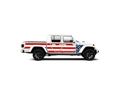 4x4 Attitude Action Shield Body Armor; Patriot USA (20-25 Jeep Gladiator JT)