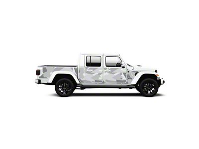 4x4 Attitude Action Shield Body Armor; White Splinter Camo (20-25 Jeep Gladiator JT)
