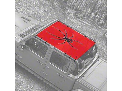 4x4 Attitude Sunshade; Black Widow (20-25 Jeep Gladiator JT)