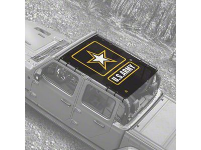 4x4 Attitude Sunshade; US Army (20-23 Jeep Gladiator JT)