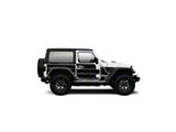 4x4 Attitude Action Shield Body Armor; Patriot USA Black (18-25 Jeep Wrangler JL 2-Door)