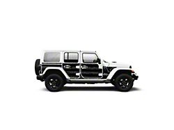 4x4 Attitude Action Shield Body Armor; Patriot USA Black (18-26 Jeep Wrangler JL 4-Door)