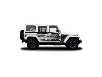4x4 Attitude Action Shield Body Armor; We The People (07-18 Jeep Wrangler JK 4-Door)