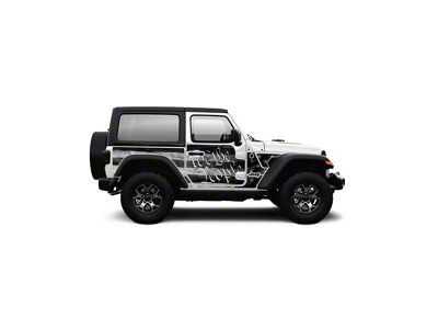 4x4 Attitude Action Shield Body Armor; We The People (18-25 Jeep Wrangler JL 2-Door)