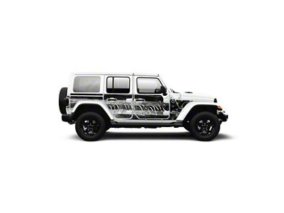 4x4 Attitude Action Shield Body Armor; We The People (18-25 Jeep Wrangler JL 4-Door)