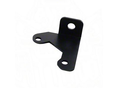 4x4 Attitude Antenna Mount Bracket; Textured Black (07-18 Jeep Wrangler JK)