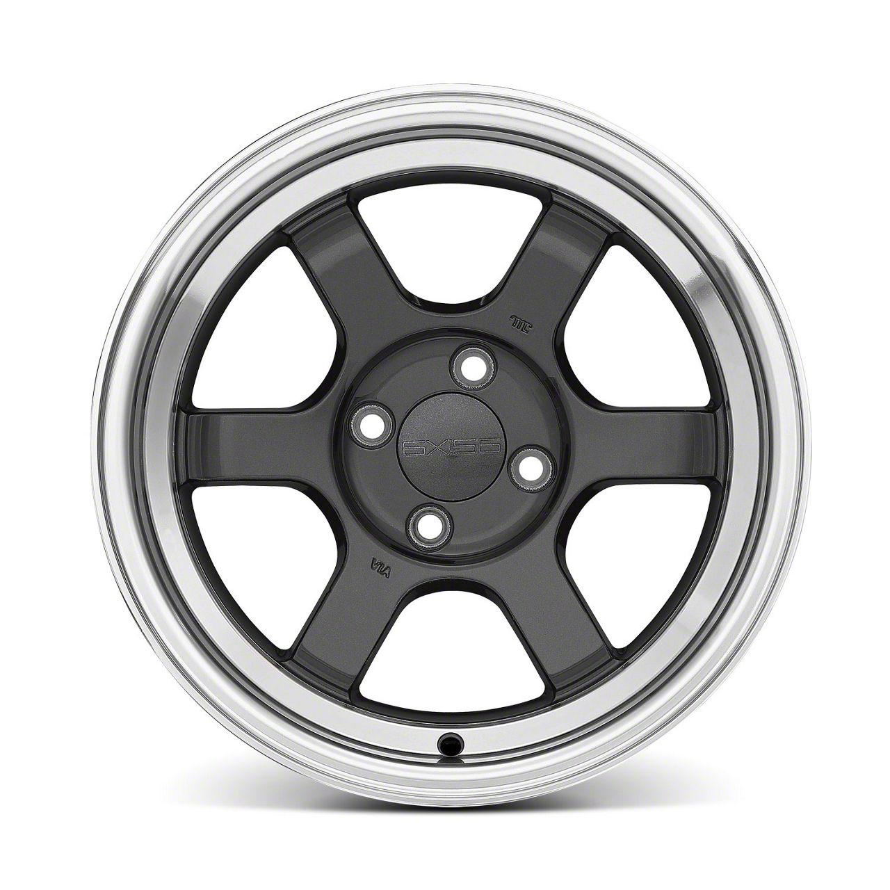 9Six9 Wheels Bronco SIX-1 Deep Carbon Gray 6-Lug Wheel; 16x8