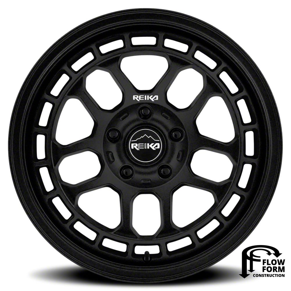 Reika Bronco Sport R30 Drifter Satin Black 5-Lug Wheel; 17x8