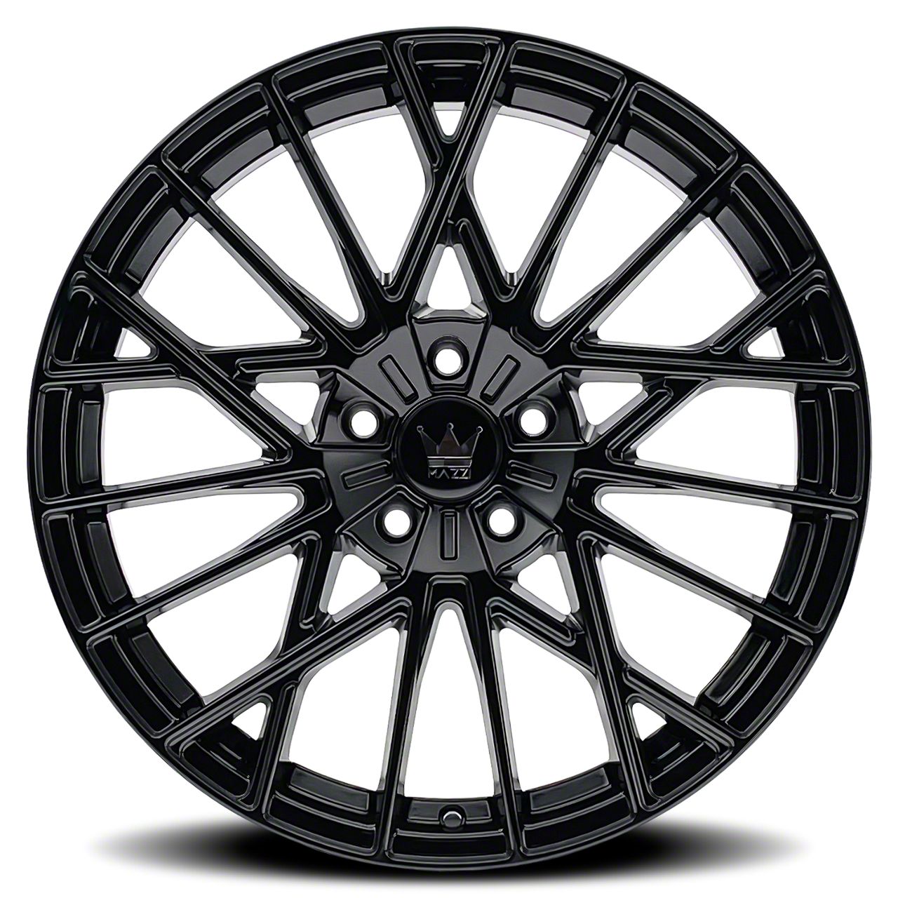 Mazzi Bronco Sport Jinx Gloss Black 5-Lug Wheel; 20x8.5