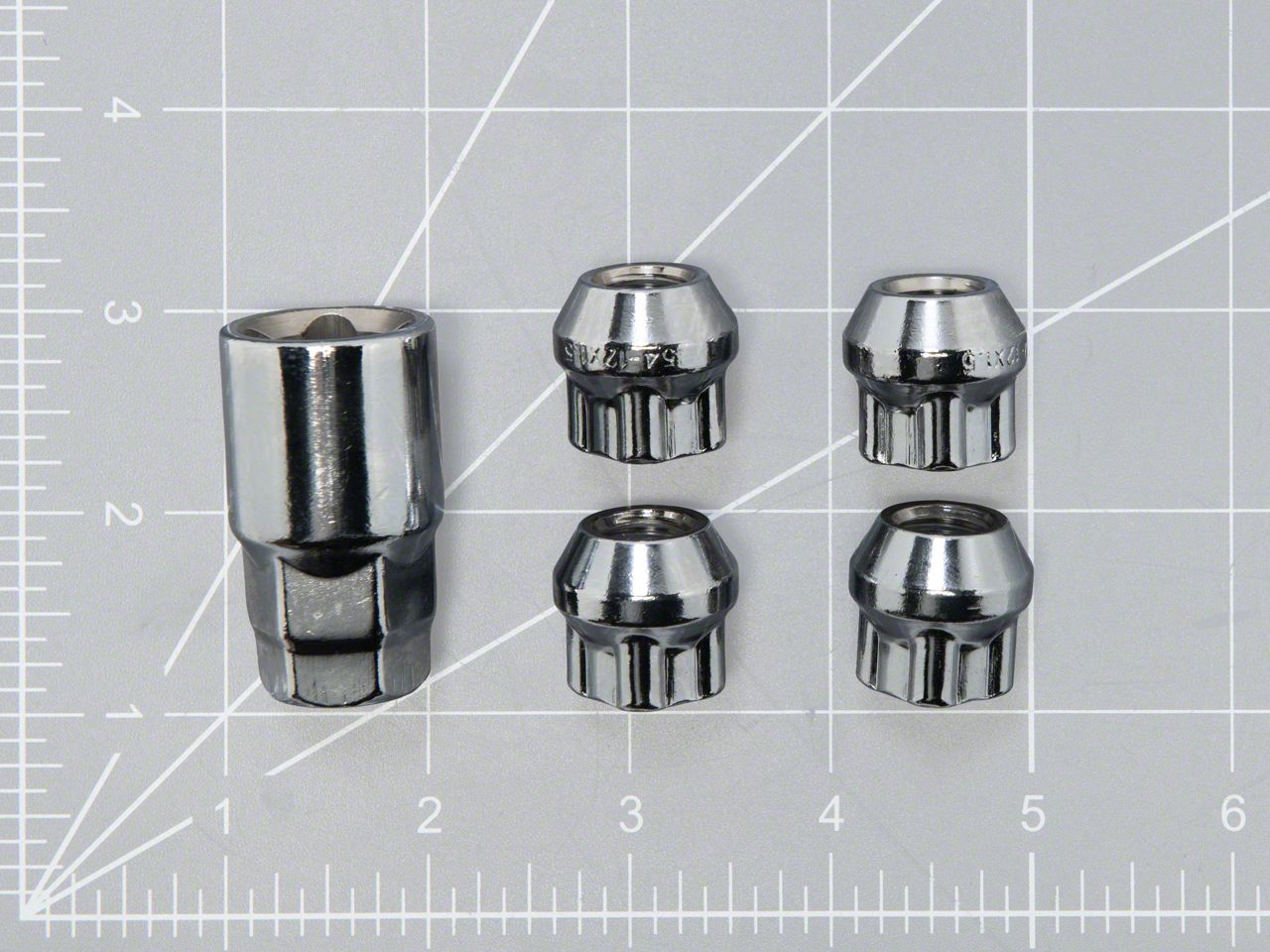Bronco Sport OE Acorn Wheel Locks; M12x1.5 (21-26 Bronco Sport 