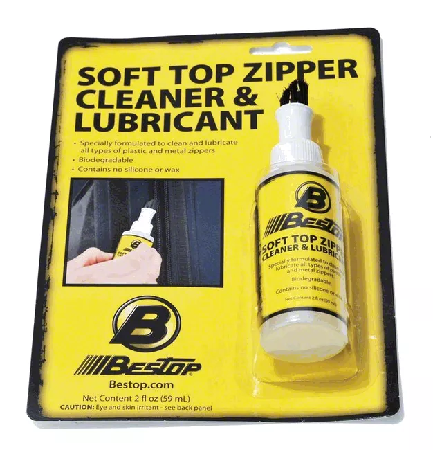 Bestop Jeep Wrangler Soft Top Zipper Cleaner and Lubricant