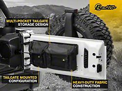 Bestop RoughRider Tailgate Organizer; Black Diamond (87-18 Jeep Wrangler YJ, TJ & JK)