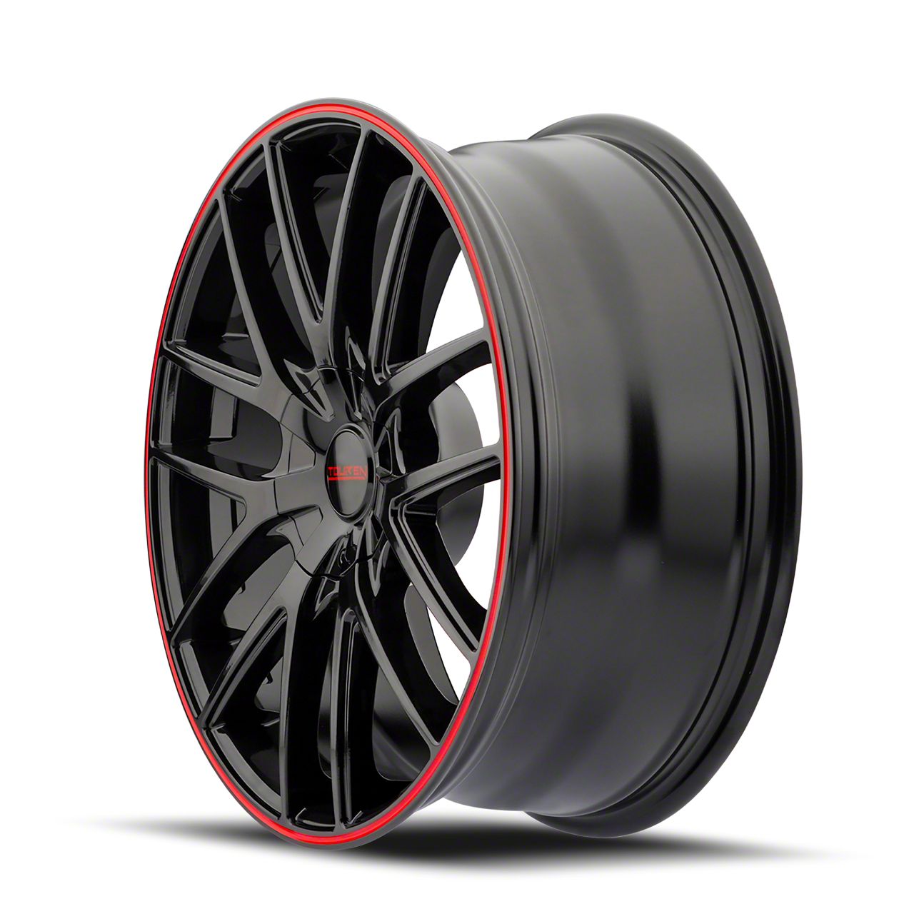 Touren Jeep Cherokee TR60 Gloss Black with Red Ring Wheel; 17x7.5