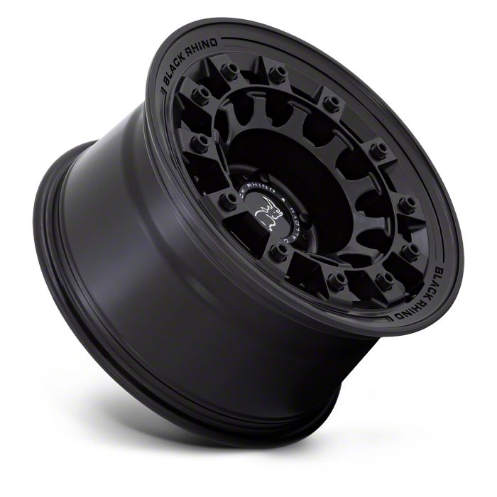 Black Rhino Bronco Fuji Matte Black 6-Lug Wheel; 17x8; 38mm Offset