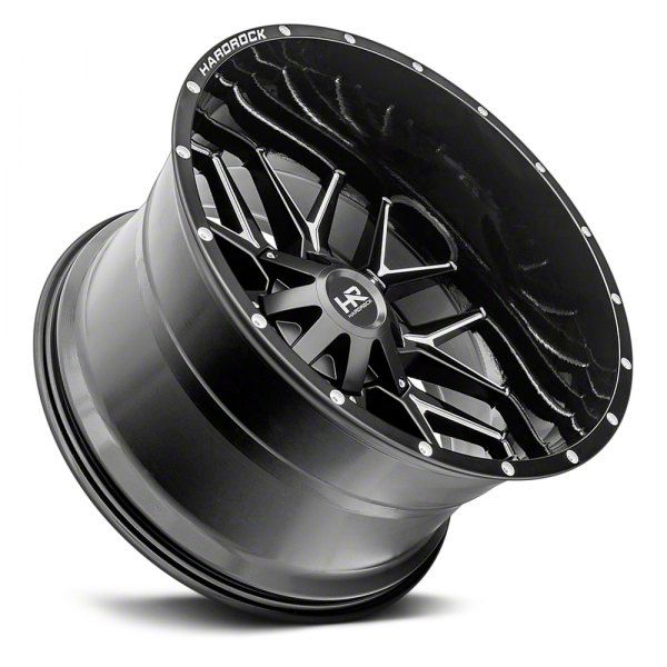 Hardrock Offroad Titan Affliction Gloss Black Milled 6-Lug