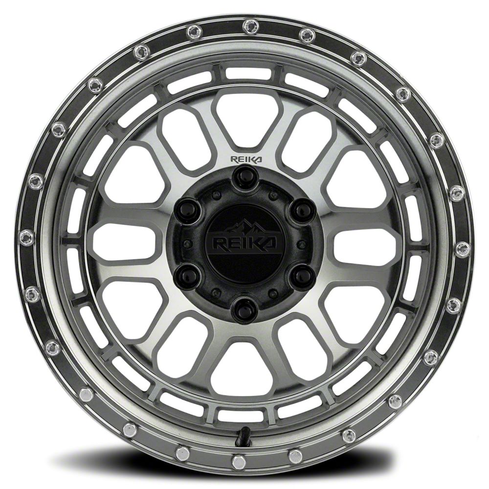 Reika Tacoma R35 Rambler Machined Clear 6-Lug Wheel; 17x8.5