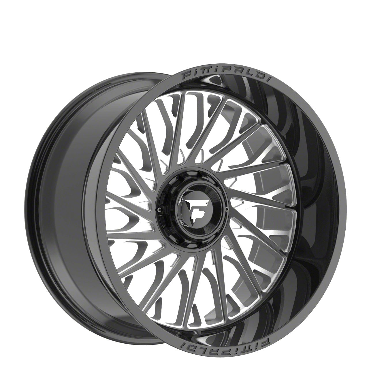 Fittipaldi Offroad Titan FA08 Gloss Black Milled 6-Lug Wheel