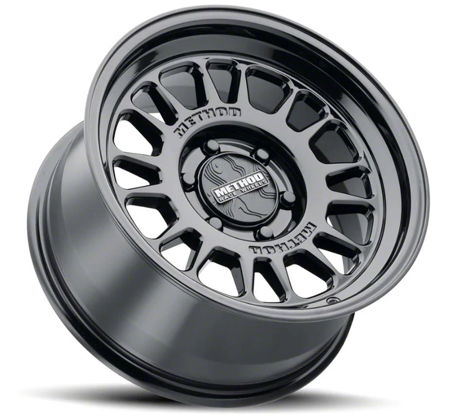 Method Race Wheels Tacoma MR318 Gloss Black 6-Lug Wheel; 17x8.5