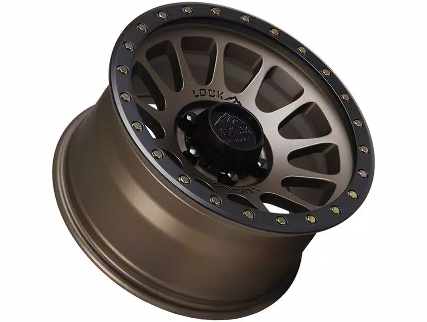 Lock Off-Road Tacoma Yosemite Matte Desert Bronze with Matte Black