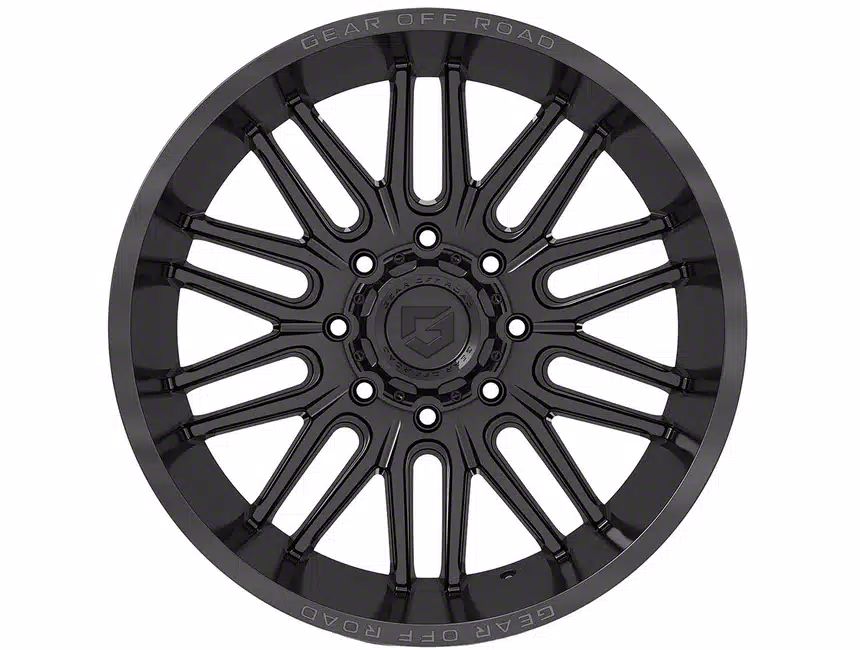 Gear Off-Road Tacoma Lumen Gloss Black 6-Lug Wheel; 20x9