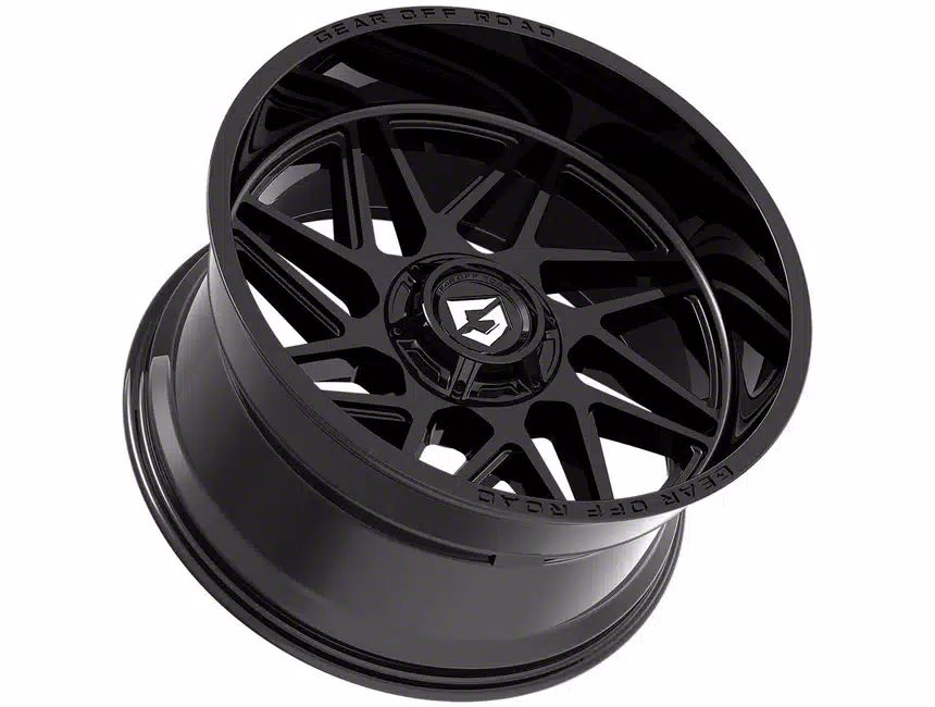 Gear Off-Road Tacoma Ratio Gloss Black 6-Lug Wheel; 17x9