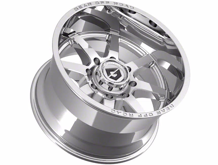 こまる Gear Off-Road Titan Pivot Chrome 6-Lug Wheel; 22x12; -44mm