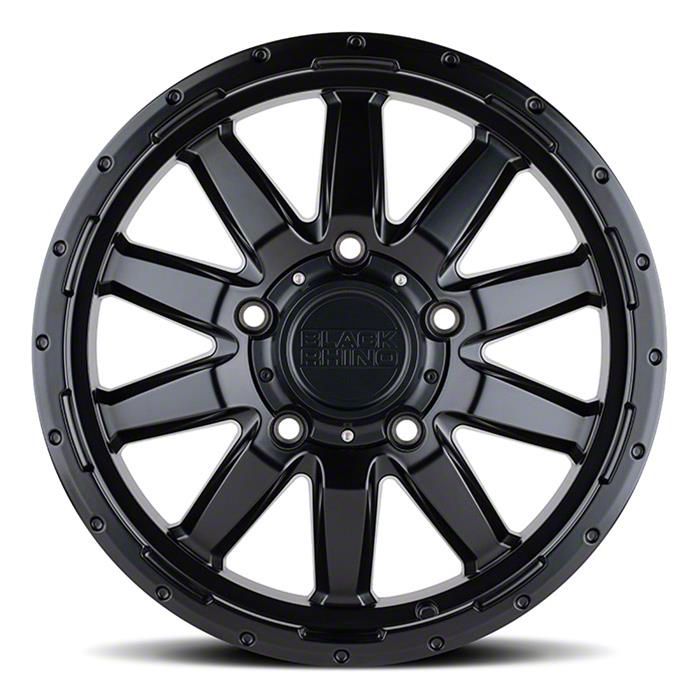 ＊Rin＊ Black Rhino Titan Excursion Matte Black 6-Lug Wheel; 18x8; 35mm
