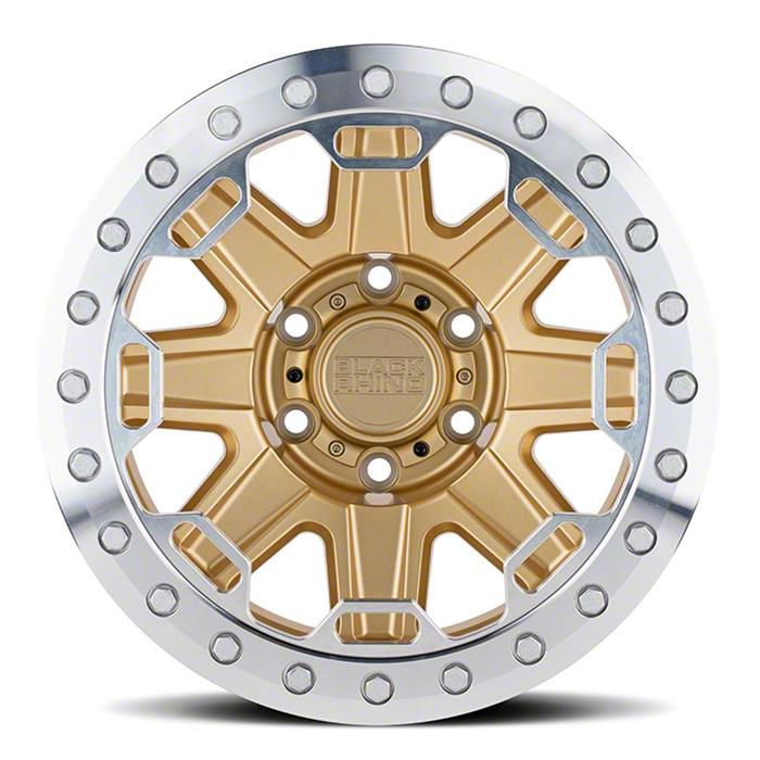 Black Rhino Toyota 4-Runner Rift Beadlock Matte Gold 6-Lug Wheel