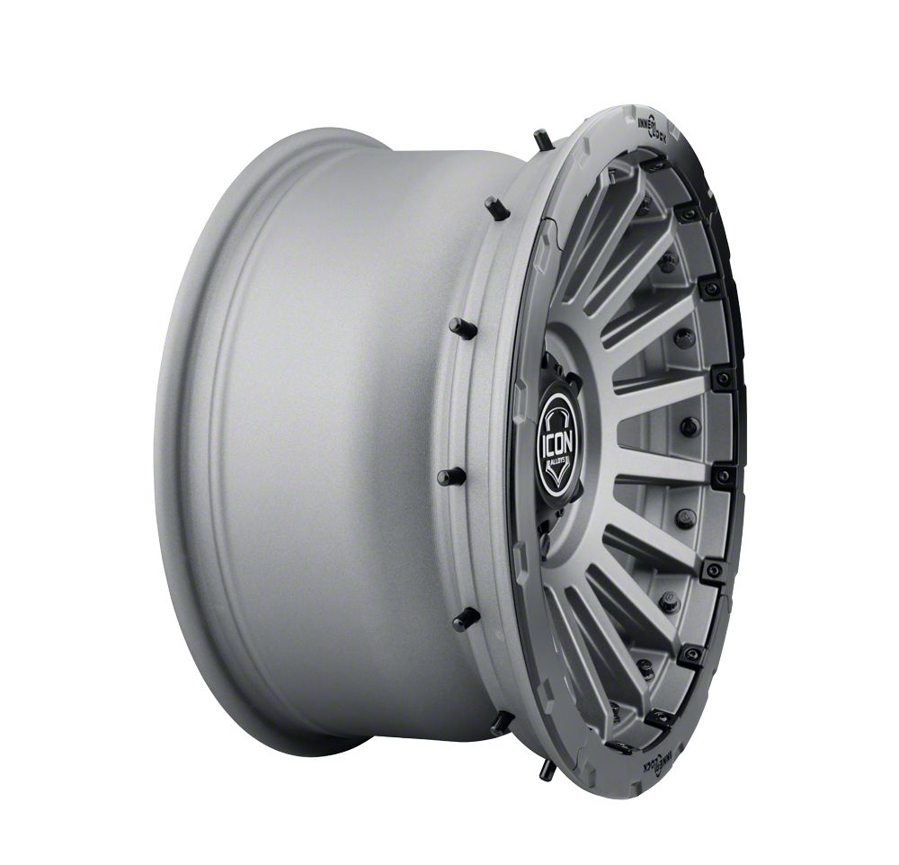 ICON Alloys Tacoma Recon Pro Charcoal 6-Lug Wheel; 17x8.5; 25mm
