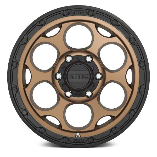 KMC Tundra Dirty Harry Matte Bronze with Black Lip 6-Lug