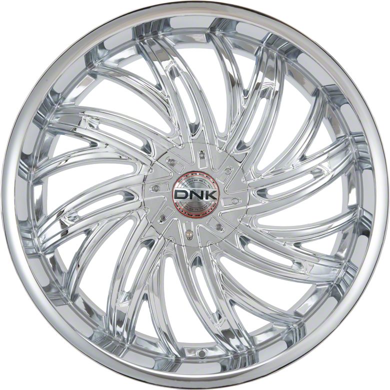 DNK Street Tacoma 701 Chrome 6-Lug Wheel; 24x10; 30mm Offset 701CH