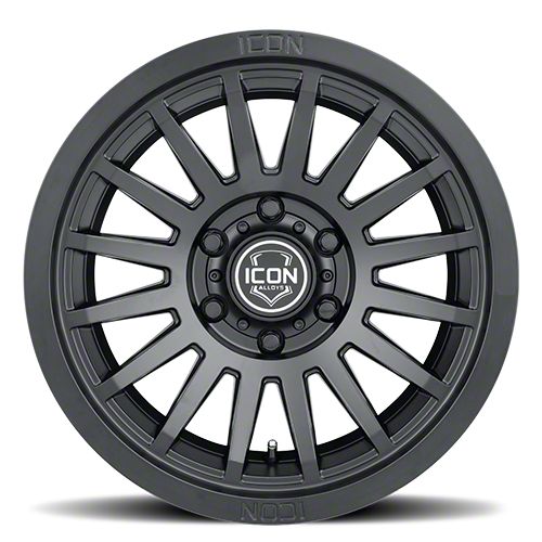 ICON Alloys Tundra Recon SLX Satin Black 6-Lug Wheel; 18x9