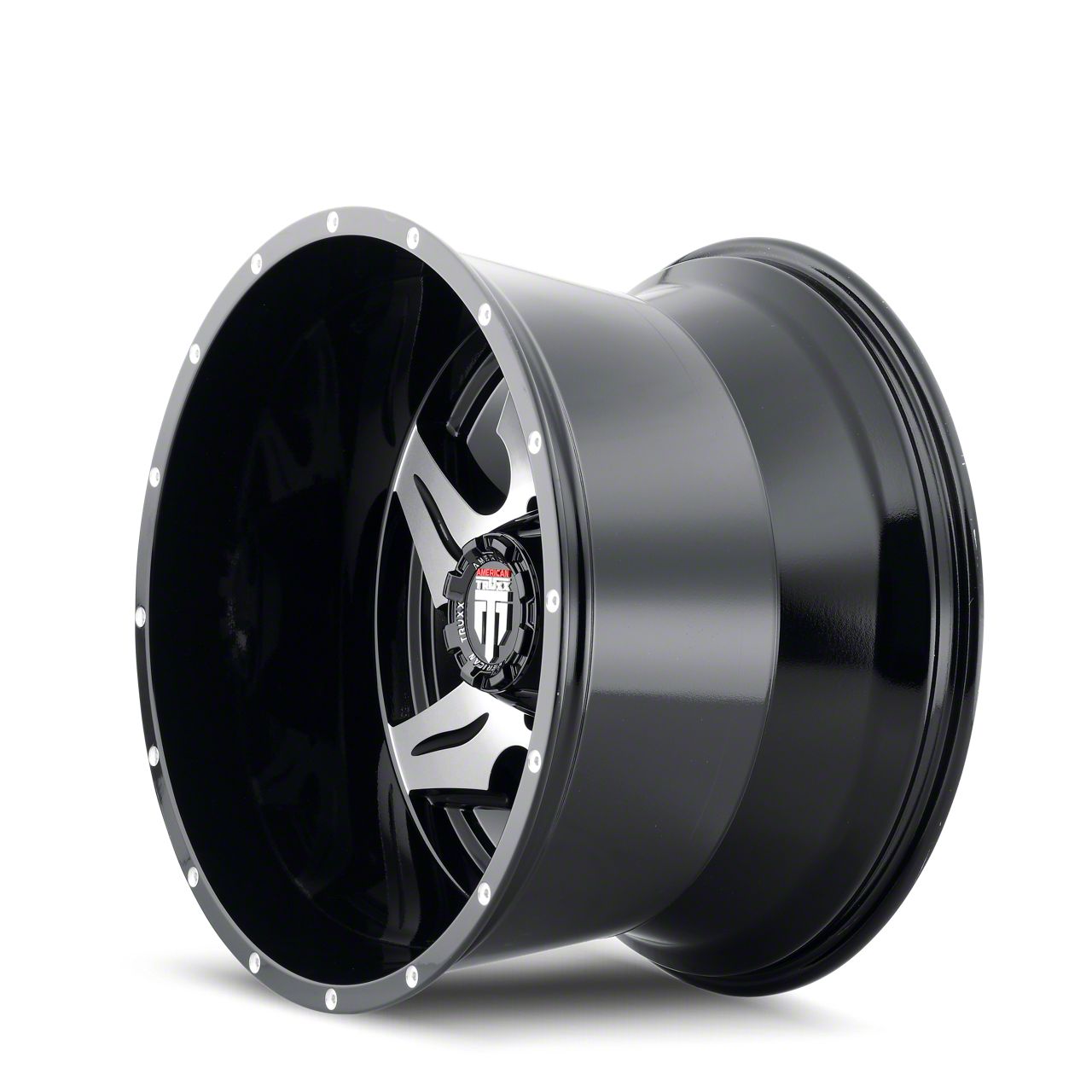 nori kuホイール３ American Truxx Toyota 4-Runner Ninja Gloss Black Machined 6-Lug